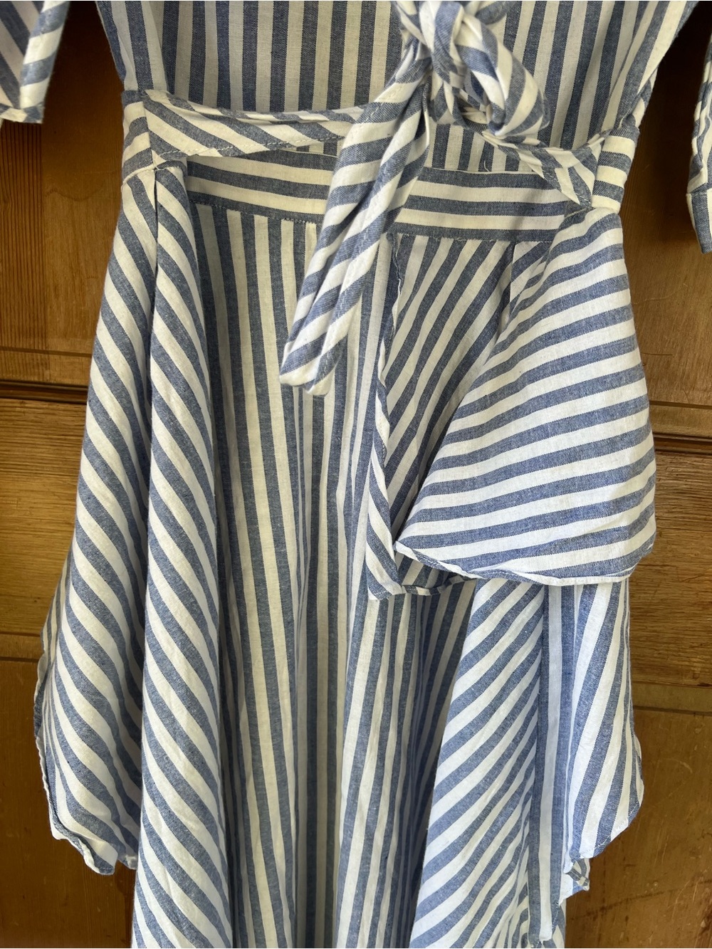 English Factory Striped High Low Dress S - Picture 5 of 15